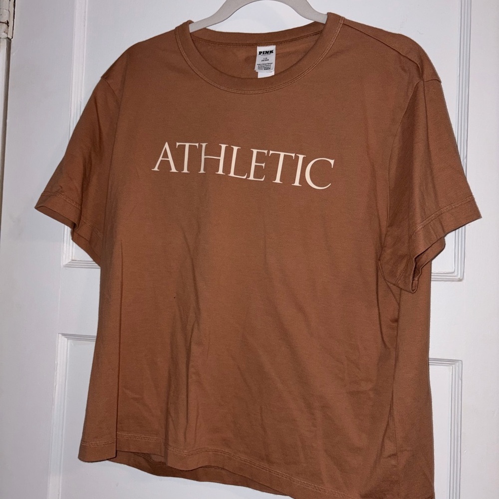 PINK Victoria's Secret Tan Tee